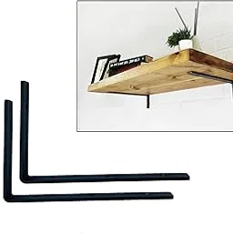 L3 Modz Bracket for Shelves, Wall Rack for Home Decor, Metal L Angle Bracket for Mounting 15 x 10CM (Pack of 2)-picture-35
