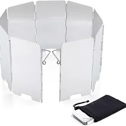 9 Folding Stove Wind Screen Water Kettle Water Glasses Drinking Glasses Windscreen for Camping Stove Picnic Stove Windscreen Camping Winshield Water Bottles Outdoor-picture-17