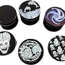 PUFF SMART Classic Metallic Herb Crusher/Grinder Small with Filter (Herb Grinder/herb Crusher 50 mm) 1pcs-image-1