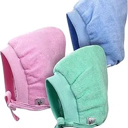 kike Soft Adjustable Warm Unisex New Born Baby Cap (Pack of 3 pecs)-picture-35
