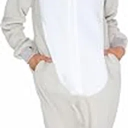 funziez! Slim Fit Animal Pajamas - Adult One Piece Cosplay Elephant Costume-picture-35