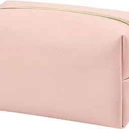 LOOM TREE® Makeup Bag Pu Leather Washable Water Resistant Roomy Cute For Pink Girls M | Makeup | Makeup Bags & Cases-image-42