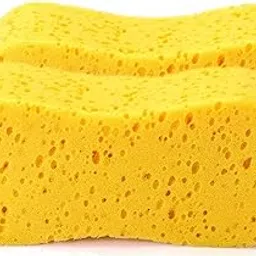 CAR SAAZ Car and Bike Washing Sponge | Super Absorbent Multipurpose Yellow Sponge (Pack of 2)-picture-11