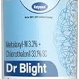 Katyayani Dr Blight Fungicide | Metalaxyl-M 3.3% + Chlorothalonil 33.1% SC | Fast-Acting Chemical Fungicide for Crops | 250 ML-image-46