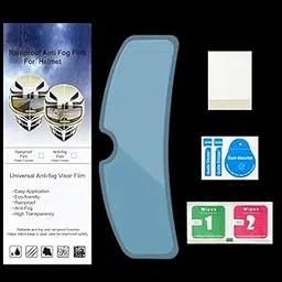 QAWACHH Anti Fog Screen Guard for Helmets (Paste from Inside The Helmet ) Universal, Transparent-picture-30
