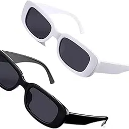 tekzie Men & Women Retro Driving Rectangular Candy Sunglasses (Pack of 1)-picture-33