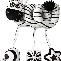 SECRET DESIRE Baby Crib Pram Animals Rattle Spiral Stroller Car Seat Pushchair Toy Zebra|Rattles-picture-56