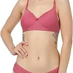 ri sign hub Non-Padded Non-Wired Full Cup Lingerie Set/Full with Coverage Non-Padded Bra and Hipster Panty Bra/Panty Set/Regular Ligerie Set/Lingerie Se tBridal Bra Panty Set (Pack of 1)-picture-26