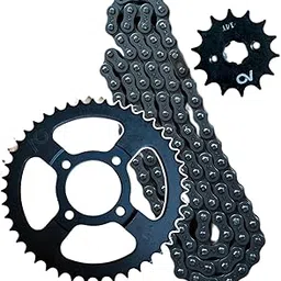 AUTOMATIQO Chain Sprocket Kit for Victor GLX with A/Wheel | Heavy Duty | Long Life Chain: R428-112L | Front: 13T | Rear: 41T-picture-12