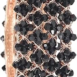 nmii Stylish Pearls Beads Bangles Set For Women & Girls | Women's Bangles Bracelet | Metal Bangles Kada Set For Wedding, Party, Festival, Daily | Women's Fashion Jewellery- Set of 4-picture-46
