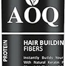 AOQ Premium Hair Building Fibers For Regrowth Hair Loss Concealer And Instant Styling Natural Black Color 25 gm 1 Unit-picture-33