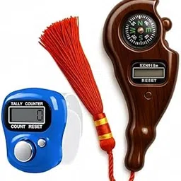 Mantra Jaap Mala Digital Counter Tally Counting with Compass Machine Finger Portable Hand Mini Ring Tasbih Misbaha -Different Use Naam Mantra Jaap Umpire-Multi-Color -(Jaap Counter-Combo)-picture-28