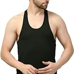 jtee sports Men's Neo Sando Vest – 95% Polyester & 5% Lycra | Sleeveless Activewear Tank | Quick-Dry, Stretchable Gym Vest for Men-picture-28