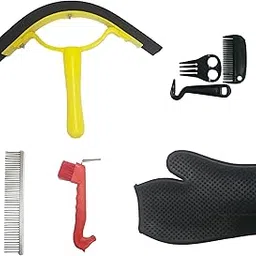 Pet Grooming Tools for Cleaning, Bathing and Massaging 5 Pices of Different tools-picture-29