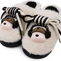 vritraz Women’s Warm Plush Animal Slippers | Cute Cozy Winter Shoes | Soft Fluffy Anti-Slip Indoor Slides for Bedroom & Daily Home Use-picture-18