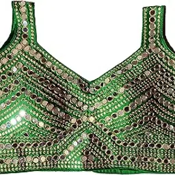 high glitz Women's Silk Floral Sleeveless Blouse-picture-54