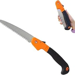 Nuhark Folding Pruning Saw, Premium Folding Hand Saw With Secure Lock Comfort Soft Grip For Garden Or Tree Pruning, Camping, Wood Working-picture-49