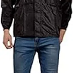 commissary Black Solid Windcheater P.1-picture-12