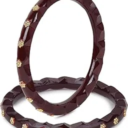 Gold Plated Zig-Zag Bangles for Women-image-18