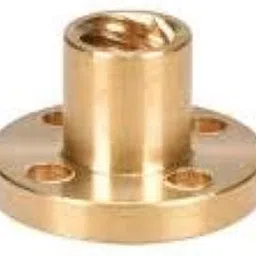 INVENTO 1Pcs M6 nut 1mm Pitch 6mm T Nut Brass round Flange Single Nut for 3D Printer CNC Robotics-picture-33