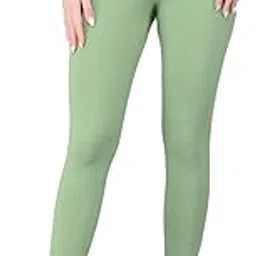 comfort lady Super Stretchable Cotton Blend Lycra Fabric Ankle Length Churidar Leggings for Women-picture-45