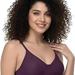 nysini Cotton Solid T-Shirt Bra for Women Non Padded | Full Coverage Bra for Girls | Everyday Wire Free Stylish Seamless Tshirt Bra for Women's | Casual T Shirt Bra-picture-35