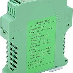 Isolator 35mm Rail Isolator, DC Isolator Mount Distributor 0?5V to 4?20mA Current Transmitter Voltage Converter Module-picture-30