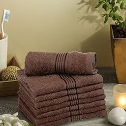 KOPA by Bianca 400 GSM 100% Cotton Soft Terry Towel l 8pc Face Towel l Towel l D`Ross l Desert Sand-picture-36