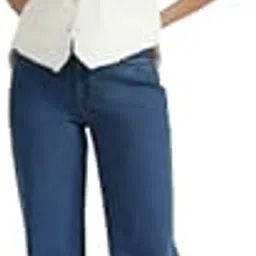 Comfort Fit Wide Leg Jeans-image-1