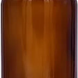 100 ml Amber Round Empty Glass Bottle with Euro Dropper and Black Cap (Pack Of 1), Refillable, Reusable for Essential Oils, Blends, Diy Perfumes, Homeopathy, Medicine image 1