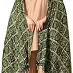 fabway clothing Traditional Bandhani Printed Dupatta Set, Cotton Silk, Pink and Green Paisley Pattern,Ethnic-picture-10
