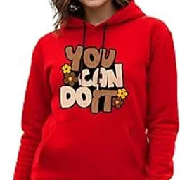 kanhuzzz Stylish Printed Hoodie for Women | Winter Wear Hooded Sweatshirt | Women Casual Sweatshirt Hooded | Regular fit Fleece Full Sleeve Hoodie-picture-11