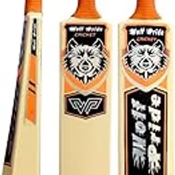 WP Heavy Duty Premium Plastic Cricket Bat for All Age Groups-Kids/Girls/Boys/Girls/Adults (Full Size (34"X 4.5" Ivory), WP Orange Sticker & Orange Grip)-image-83