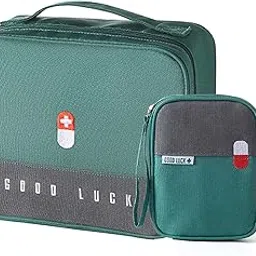 2pcs First Aid Kit, Portable First Aid Bag, First Aid Kit, for Office, Home, Sports, Travel, Hiking, Camping (Green)-picture-10