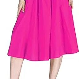 sttoffa Pure Cotton Women Calf Length Solid Skirt Bottom Wear | Ethnic Short Length Full Flare Skirt for Girls-picture-54