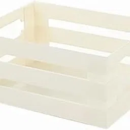 Kuber Industries Multipurpose Portable Small Storage Basket|Box For Storage Without Lid (Beige)-picture-29