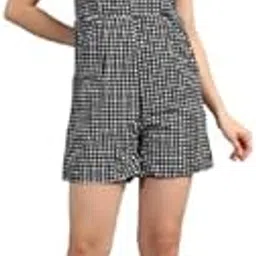 Women Printed V-Neck Jumpsuit-image-1