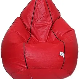 AUTARKY XL Bean Bag Cover Classic Without Beans Striped- Red and Black-picture-31