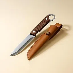 Machado Hand-Sharpened Japanese Knife with ABS Plastic Handle & Leather Sheath | 10.2 Inch Stainless Steel Sharp Blade for Meat, Fruit & Vegetables | Durable Full Tang For Kitchen & Restaurant Use-image-51