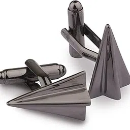 peluche Dark Grey The Childhood Plane Cufflinks for Men-picture-10