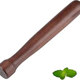 BIRDBRID Wooden Cocktail Muddler, Bar Tools Barware Sets, Wooden Muddler, Mojito Muddler Home bar Essentials, Cocktail Mixing Tools, Natural Wood Finish 10 inches (Wooden Muddler)-picture-16