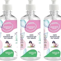 awenest Baby Natural Bottle Cleaning Liquid and Baby Dishwash, Fragrance Free, Plant-based, Allergen Free, Certified Toxin-free, for Feeding Bottles, Pump Parts and more (1500 ml)-picture-21