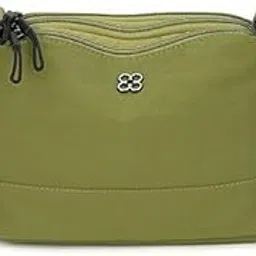 acorn crafts Multi-Compartment Nylon Sling Bag for Women | Lightweight Crossbody Shoulder Bag with Adjustable Strap | Travel Handbag with Multiple Pockets for Girls, College Students-picture-23