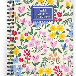 SOLO Weekly Success Planner, Hard Back Cover, 53 Weeks, Undated, Re-Attachable Monthly Calendars, A5 Size, 80GSM-picture-11