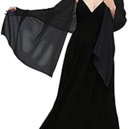 sun-rose fashions Soft Chiffon Stole/Shawl/Scarves/Wraps for Evening Dresses | for Formal Dresses-picture-19