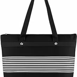 gravino Black Men & Women Tote Tote Sling Shoulder Bag for Women | Zip Handbag for Travel & College-picture-18