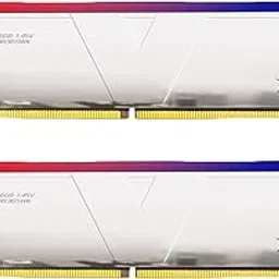 V-Color DDR5 XSky ROG Certified 32GB (16GBx2) 7000MHz 2Gx8 CL36-46-46-105 1.45V SK Hynix IC RGB Gaming Desktop Upgrade RAM Memory Module - Silver (RTMXSL1670836SWK)-image-19