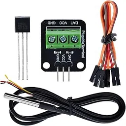 amiciSense DS18B20 Waterproof Temperature Sensor Module Kit with 100CM Stainless Steel Probe & Terminal Adapter | High-Precision Digital Sensor Compatible for Uno, Pi, ESP32-picture-17