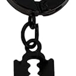 Razor Blade Dangle Women Men Stainless Steel Link Chain Drop Earring 1 Pcs Black Stainless steel Razor Blade Hoop Earrings For Men And Women-image-92