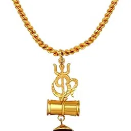 mahi OM Trishul and Shiva Damru Religious Pendant for Men and Women (PAPS1101706PR)-picture-38